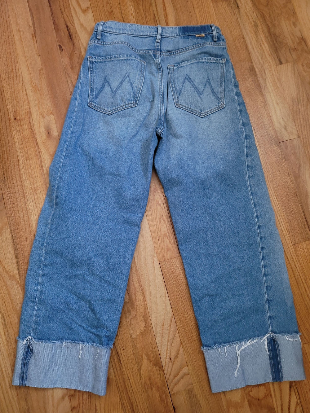 Mother The Half-Pipe Ankle Cuff Fray The Last Bite Size 26 Pre-owned - Picture 5 of 6